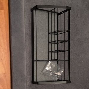 Black Metal Wall Shelf